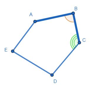 Polygon 5 angle